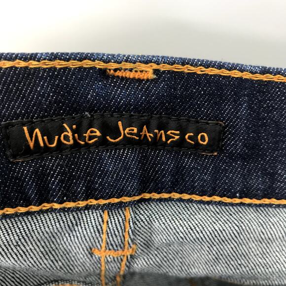 Nudie Jeans Co. Men's Lean Dean Dry 16 Dips Jeans 31x32 Tapered Stretch Denim - Picture 4 of 10